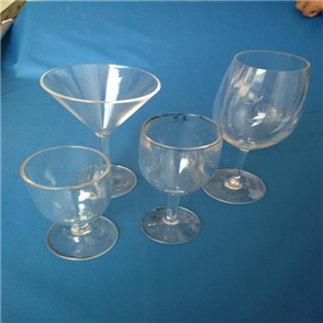 Clear bar goblets